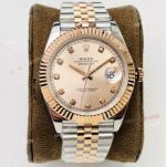 VR Factory Replica Rolex Datejust II  41mm Watch Two Tone Rose Gold Seagull 2824